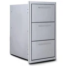 Blaze 16-IN Stainless Steel Easy Close Triple Access Drawer Led Lighting. Fixed Price $949.00.