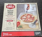 Expert Grill Pizza Kit W/12" Stone, Peel, Cutter. Nib Three Piece. Fixed Price $15.99.
