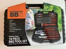 Pitmaster Bbq Stainless Steel 18-PIECE Tool Set, New Box/case. Fixed Price $14.36.