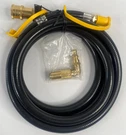 Mensi 7FT Male/female Quick-connect Rv Propane Extension Hose Black. Fixed Price $14.30.