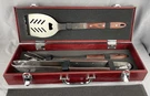 Chase Private Client Gift Bbq Grill Tool Set Stainless Steel Wooden Handles New. Fixed Price $80.09.