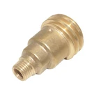 Hooshing QCC1 Nut Propane Gas Fitting Adapter With 1/4 Inch Male Pack, Gold. Fixed Price $16.71.