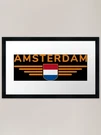 Amsterdam Fan T-shirt For Holland Framed Wall Art Poster Canvas Print Picture. Fixed Price $33.52.