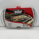 Weber Large Stainless Steel Fish Vegetable Basket For Grill 16" X 10 New #6471. Fixed Price $40.50.