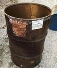 55 Gallon Steel Drum Barrel Burning Local Pickup Only. Fixed Price $9.88.
