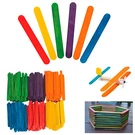 100 Pcs New Colored Natural Popsicle Sticks Wooden Craft 4-1/2 X 3/8. Fixed Price $7.31.