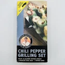 Chili Pepper Grilling Set Stainless Steel Rack & Corer Steven Raichlen. Fixed Price $9.99.