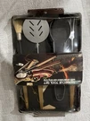 Vtg Ekco Barbecue Tool Set Sealed Fork Brush Turner Wood Handles W/serving Tray. Fixed Price $55.00.