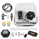 Upgrade Chrome Gas Fuel Tank With Level Gauge Fit For Predator 212CC Hem.... Fixed Price $95.98.