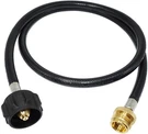 Dozyant Propane Adapter Hose 1 Lb To 20 Converter 4FEET, Black. Fixed Price $23.23.