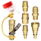 7PCS Propane Quick Connect Fittings Adapter For Rv, Grill & Cooking. Fixed Price $21.61.
