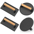 Wildone Cast Iron Smash Burger Press, Round Grill For Griddle, Bacon. Fixed Price $70.09.