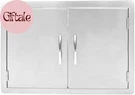Outdoor Kitchen Stainless Steel Double Access Door, 30 Inches. Fixed Price $254.84.