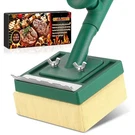 Grill Brush Bristle Free With SCRAPER,22" Extra Long Steam For Ou.... Fixed Price $17.86.