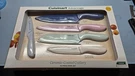 Cuisinart Advantage 10 Piece Ceramic Coated Knife Set With Blade Guards Multi D8. Fixed Price $15.00.