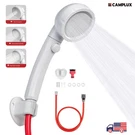 Camplux Hand Held Showerhead High Pressure W/ Switch Garden Hose Quick Connector. Fixed Price $19.99.