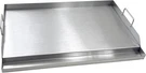 DS127 Large Stainless Steel Bbq Griddle 25 X16 For Gas Grill W/handles. Fixed Price $123.25.