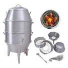 3 Tier Charcoal Duck Oven 410SS For Bbq Peking Chicken Roasting. Fixed Price $584.80.