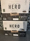 New Fire & Flavor Hero Charcoal Two- 2 Pack Refills (4 Pods Total) Best Deal. Fixed Price $49.95.