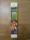 Barbecue Bbq Kabob Skewers Rack Set Flat 12.5"X Durable Stainless Steel New. Fixed Price $13.49.