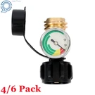 4/6 Pack Propane Tank Gauge Universal QCC1 For 5-100 Lbs Bbq. Fixed Price $45.38.