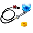 Mcampas High Pressure Cast Iron Propane Burner Head With 20 Psi Adjustable.... Fixed Price $47.99.