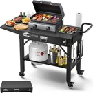 Leteuke Grill Cart For Blackstone Griddle, Portable Outdoor Table, Fold.... Fixed Price $171.81.