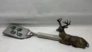 Deer 12 Point Buck Stainless Steel Spatula Bbq With Bottle Opener. Fixed Price $9.98.