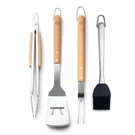Outset Stainless Steel Grill Tool Set, Verde Collection, Spatula, Tongs, Gril.... Fixed Price $55.76.