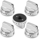 5PACK Stainless Steel Control Knob Compatible With Gas Range Stove WB03X24818. Fixed Price $18.49.