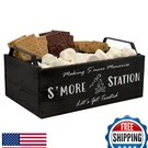 Admired By Nature S'mores Station Caddy Organizer For Fire Pit Kit Gift. Fixed Price $40.65.