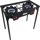 Gas One B-4545A Propane Double Burner Two Camp Stove Outdoor High Pressur. Fixed Price $181.04.