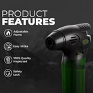 Mk Maverick Hue Torch Refillable, Flame Lock, Lighters Pack Of 16. Fixed Price $29.99.