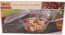Parini Stainless Steel Bbq Grilling Basket With Locking Lid, 11.5" Diameter. Fixed Price $34.99.