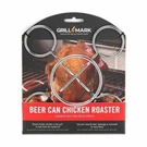 Grill Mark Steel Beer Can Poultry Roaster 6 In. X W. Fixed Price $11.95.
