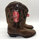 Laredo Western Boots Women's Size Brown Distressed Leather Cowboy 51112 New. Fixed Price $47.99.