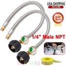 2 Pack 15 Inch Rv Propane Hose With Gauge Replacement For Two-stage Regulator. Fixed Price $23.99.