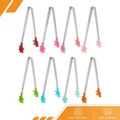 Mini Food Tongs 14.4CM Hand Shape Stainless Steel With Silicon Tip 8 Color. Fixed Price $16.78.