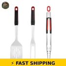 Expert Grill 3-PIECE Stainless Steel Bbq Tool Set. Fixed Price $36.99.
