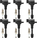 Set Of 6 UF349 Ignition Coil Pack And Iridium Spark Plugs Compatible With Nissan. Fixed Price $149.99.