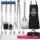Mujuze Grilling Accessories,grill Utensils For Outdoor,barbecue Tool Sets. Fixed Price $38.43.