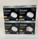 4PKCOMMERCIAL Electric Flexinstall 10IN. Brushed Nickel Led Light 5CCT+DUOBRIGHT. Fixed Price $79.99.
