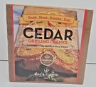 Fire & Flavor Cedar Grilling Planks 6" X 4 Disposable Package. Fixed Price $13.29.