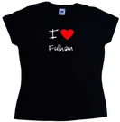 Love Heart Fulham Ladies T-shirt. Fixed Price $12.09.