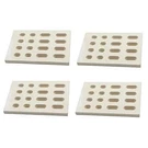 Hongso CRB65504 (4-PACK) Universal Replacement Heat Plate Flame Tamer, Ceramic. Fixed Price $36.89.