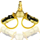 Mcampas 1/4" Rv Propane Quick Connect Y Splitter Adapter For Inch. Fixed Price $34.37.