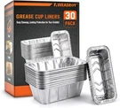 Grease Cup Liners For Blackstone 30 Pack Aluminum Drip Pans Disposable. Fixed Price $15.50.