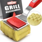 Grillart Brush Bristle Free. Large-red, & Scraper. Fixed Price $92.88.