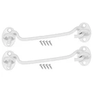 Pcs 150MM 6 Inch White 201 Stainless Steel Hook Eye Barn Door Gate Latch. Fixed Price $20.40.