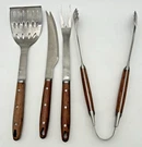 Chicago Cutlery Barbeque Bbq 4PC Heavy-duty Stainless-steel Tool Set. Fixed Price $34.99.